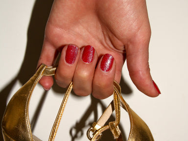 Galaxy Maniac Nails gellak sticker Manicure Nail Art Red golden heels
